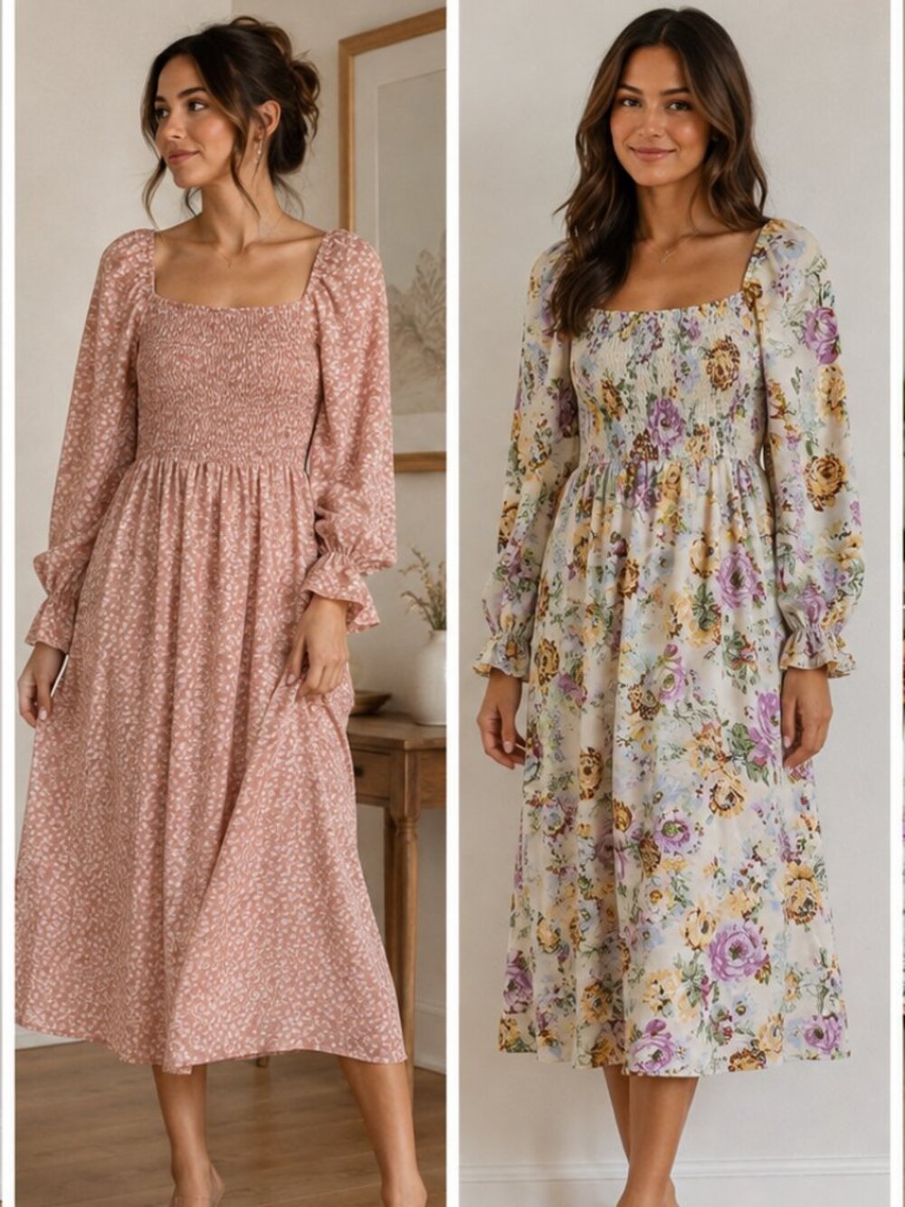 SHEIN maxi length dresses- two in bundle SIZE S